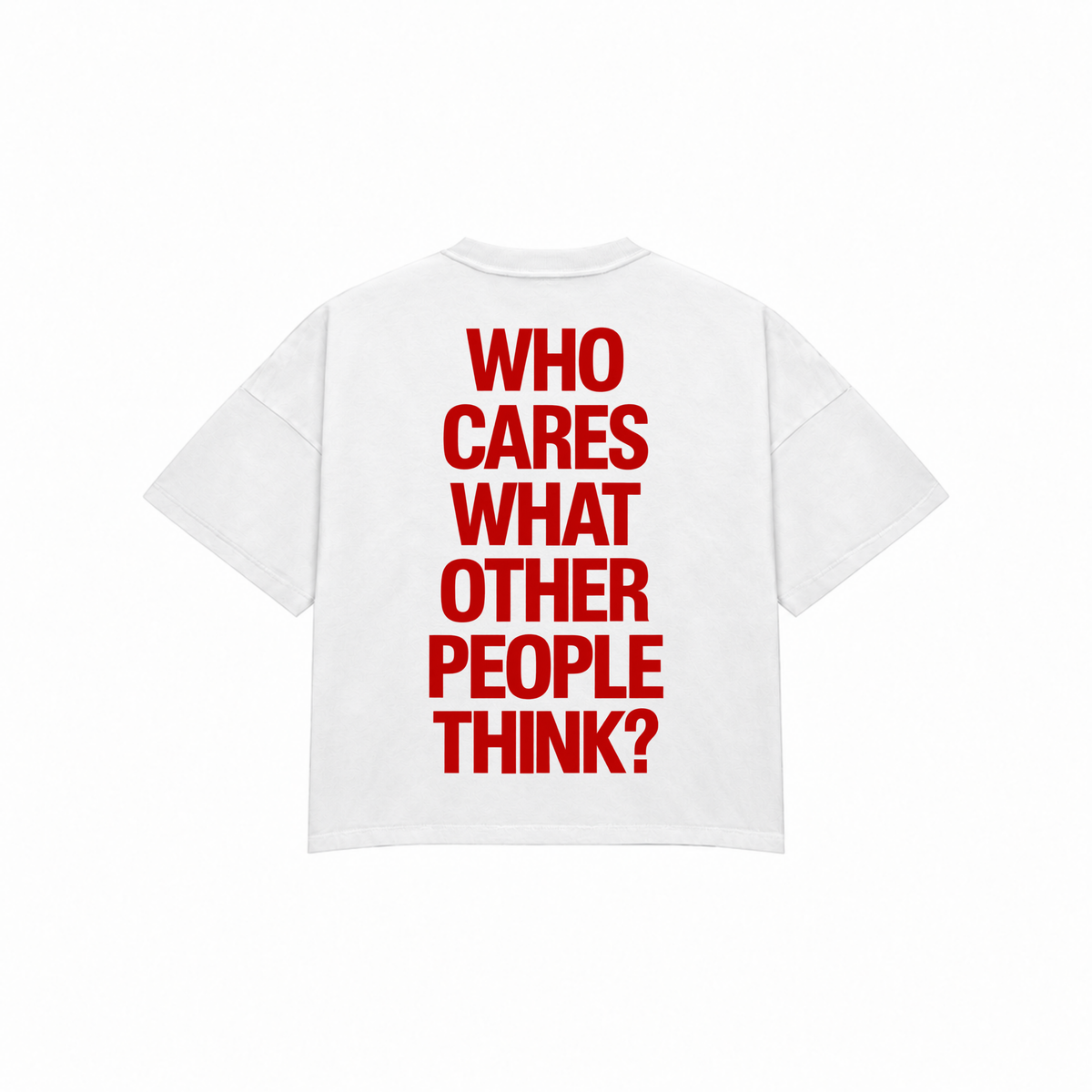 WHO CARES Premium Oversized Tee