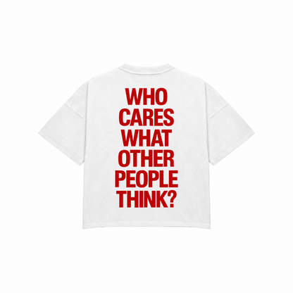 WHO CARES Premium Oversized Tee