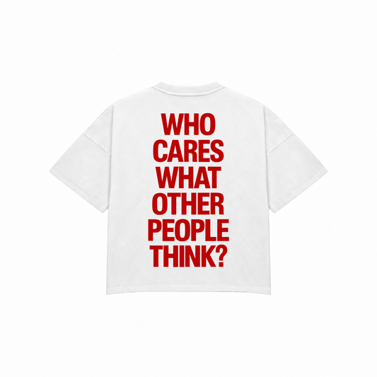 WHO CARES Premium Oversized Tee