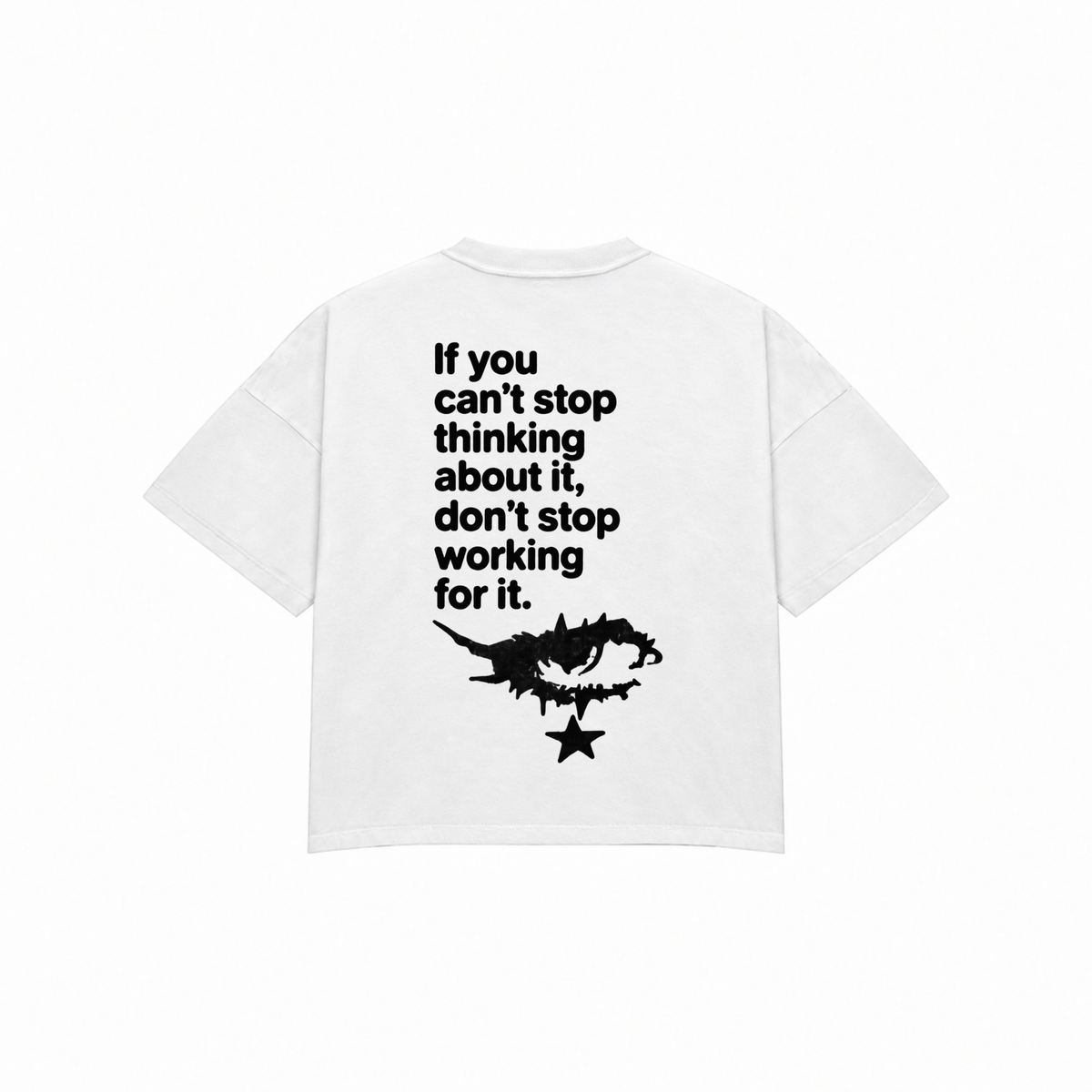 IF YOU CAN'T STOP THINKING Premium Oversized Tee