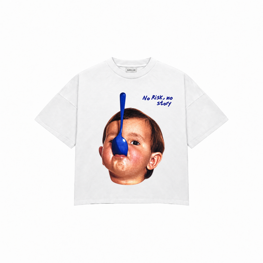 NO RISK NO STORY Premium Oversized Tee