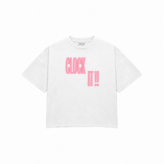 CLOCK IT Premium Oversized Tee