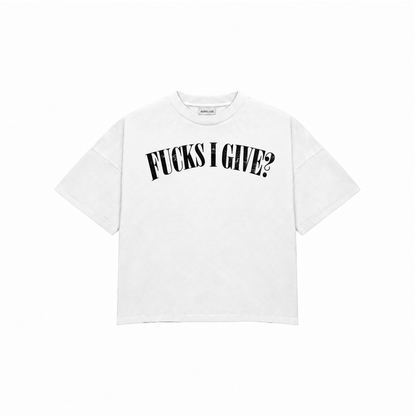FUCK I GIVE? Premium Oversized Tee