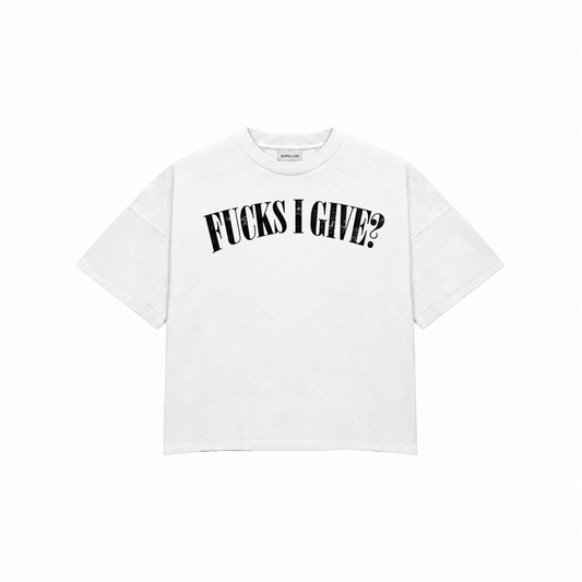 FUCK I GIVE? Premium Oversized Tee