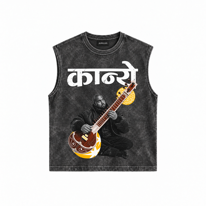 KANYE ACID WASH Premium Streetwear Vest