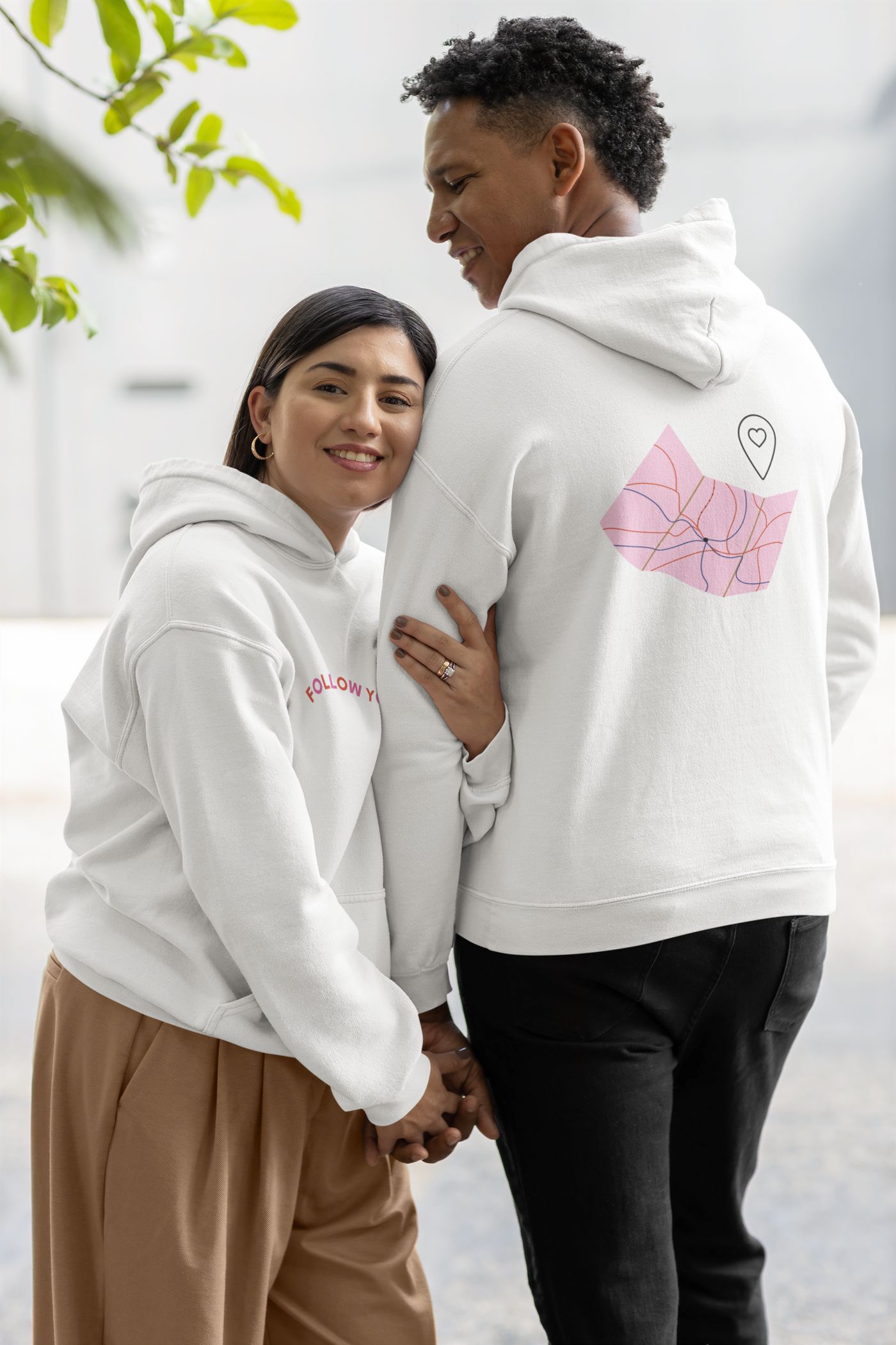 FOLLOW YOUR HEART (HEAVY COUPLE’S HOODIE/SWEATSHIRT