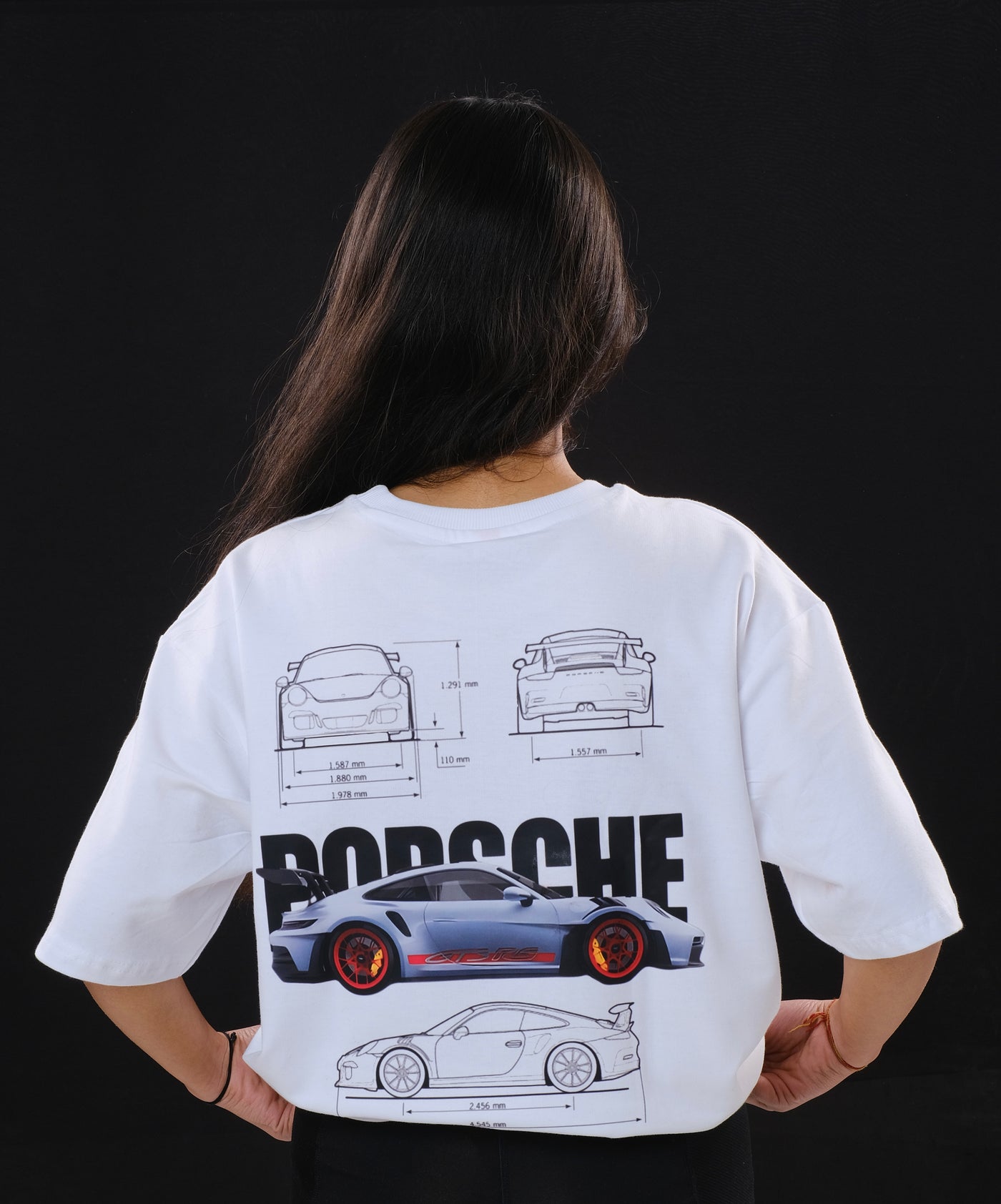 PORCHE OVERSIZED TEE D1