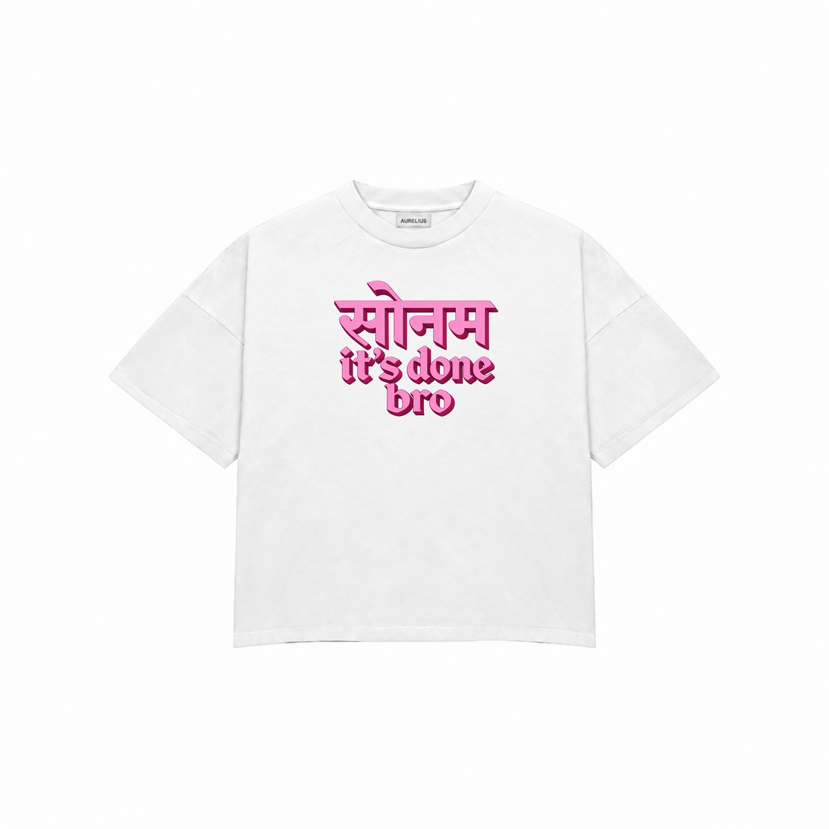 SONAM, IT'S DONE BRO Premium Oversized Tee