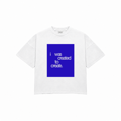 I WAS CREATED TO CREATE Premium Oversized Tee