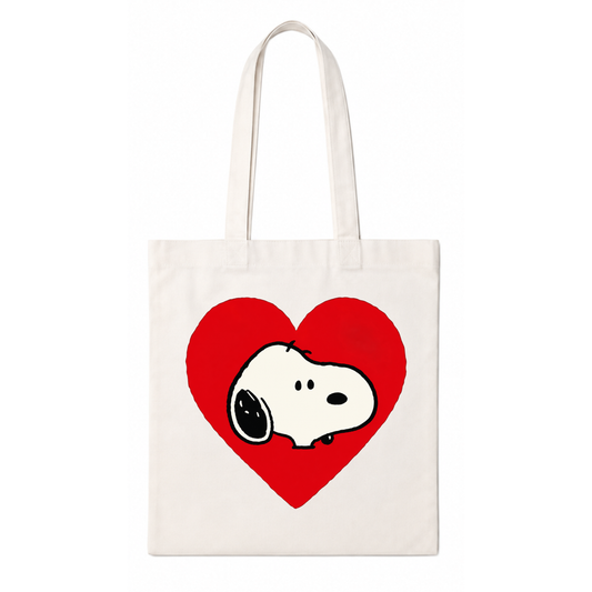 Snoopy Heart Tote Bag