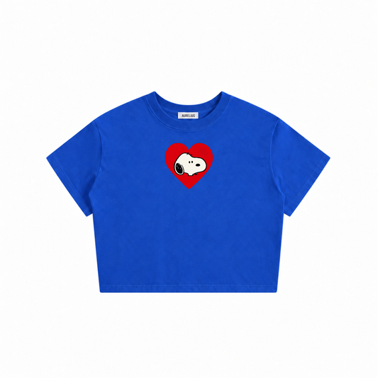 Snoopy Heart Baby Tee