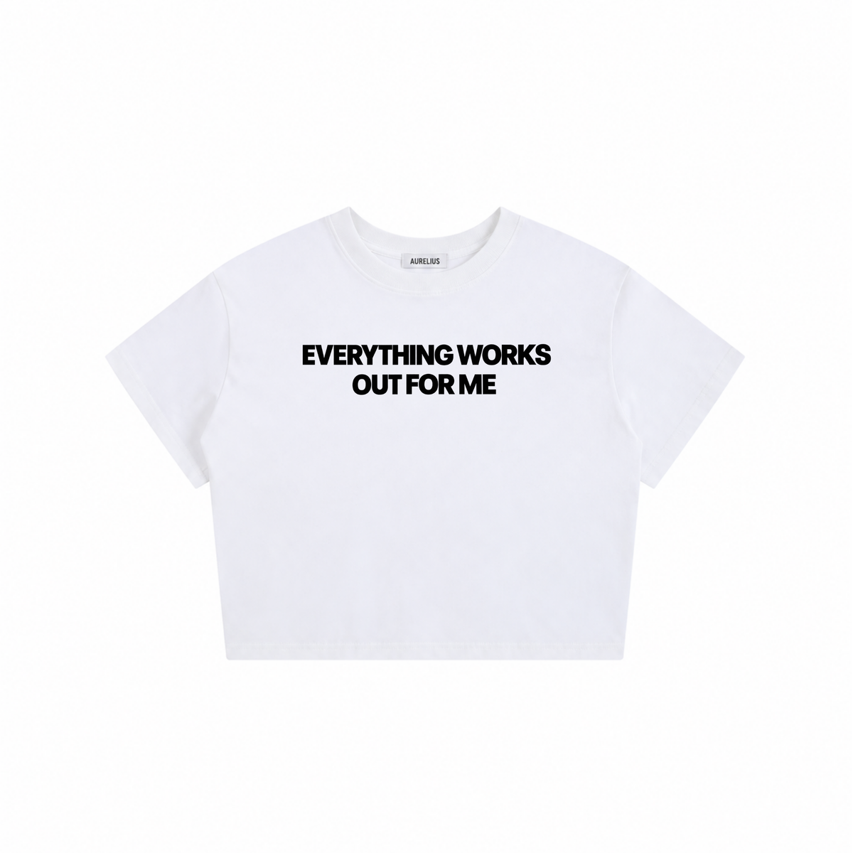 Everything Works Out For Me Baby Tee