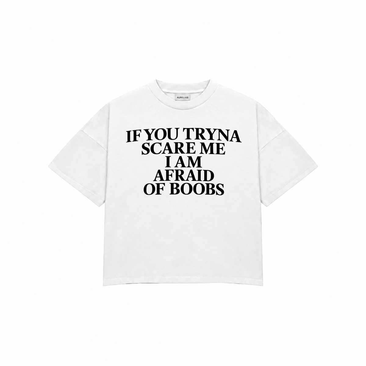 IF YOU TRYNA SCARE ME Premium Oversized Tee