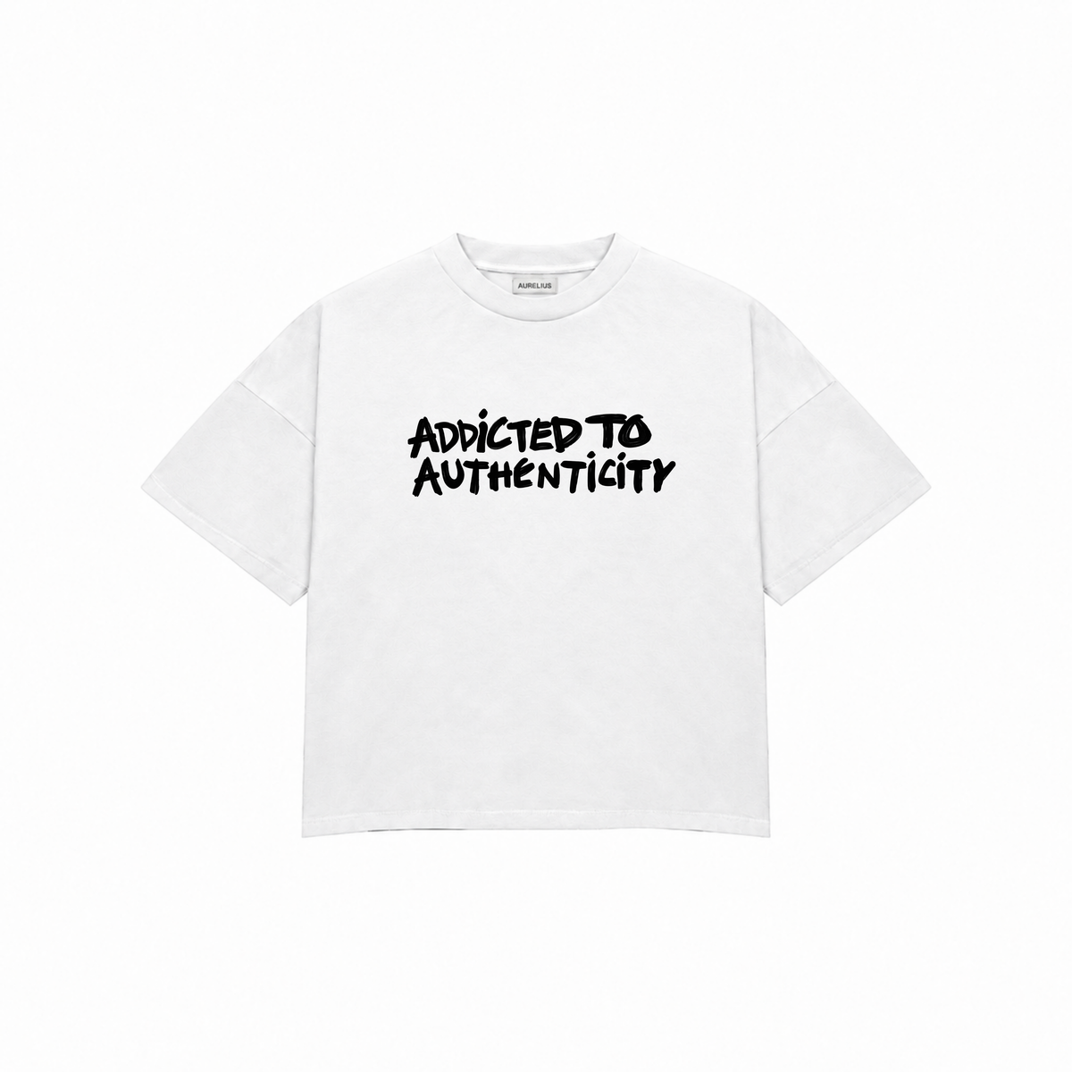 ADDICTED TO AUTHENTICITY Premium Oversized Tee