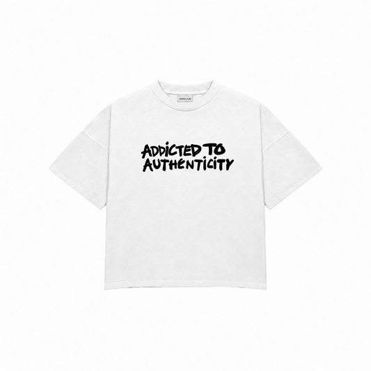 ADDICTED TO AUTHENTICITY Premium Oversized Tee