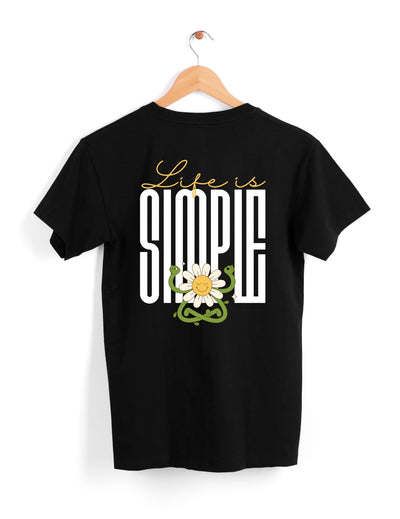 LIFE IS SIMPLE OVERSIZED TEE D1