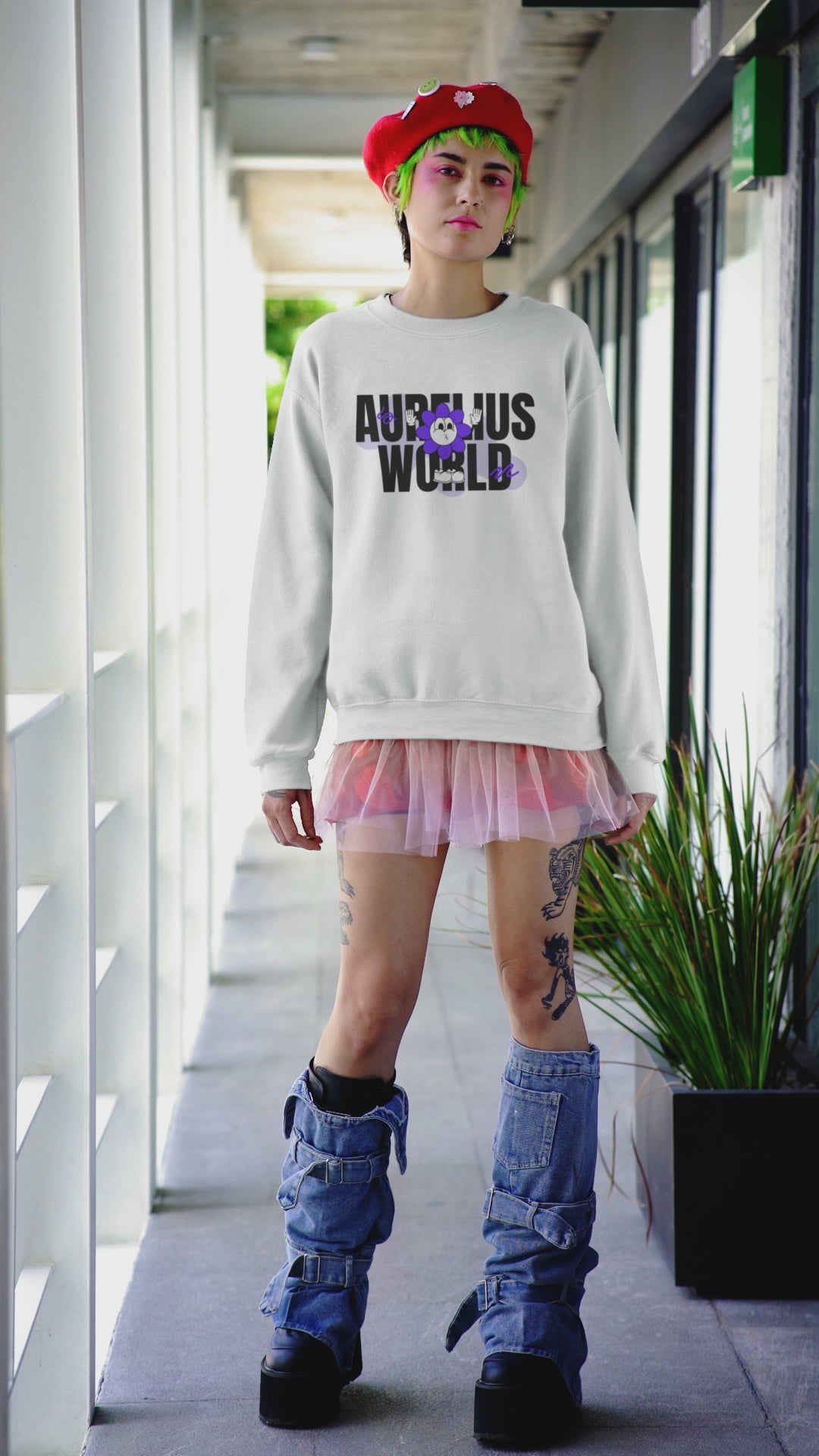 AURELIUS APPAREL UNISEX HEAVY HOODIE/SWEATSHIRT