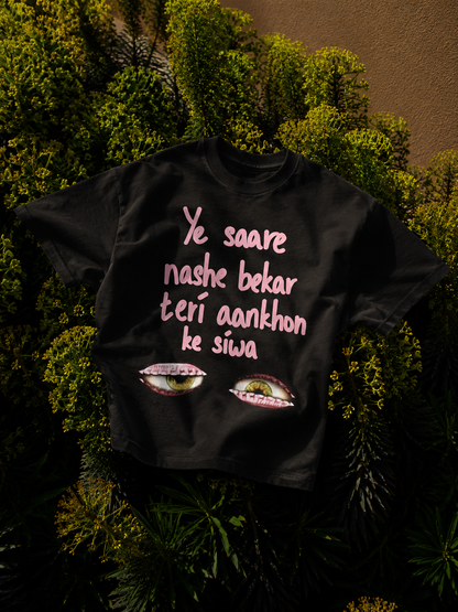 YE SAARE NASHE BEKAR OVERSIZED TEE
