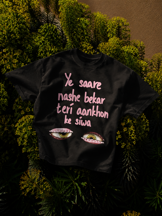 YE SAARE NASHE BEKAR OVERSIZED TEE